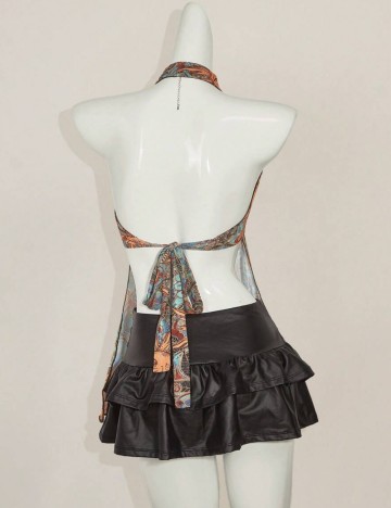 Top Shein, mix culori