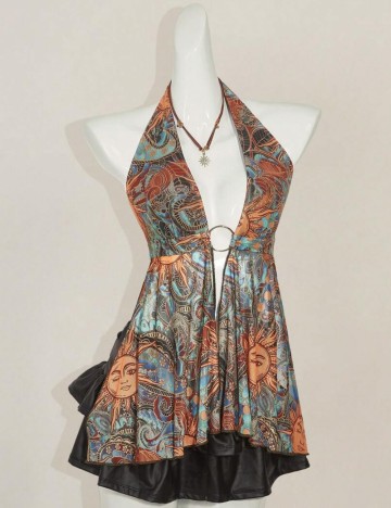 Top Shein, mix culori