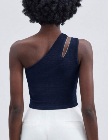 Top Shein, albastru
