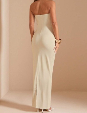 Rochie maxi Shein, crem