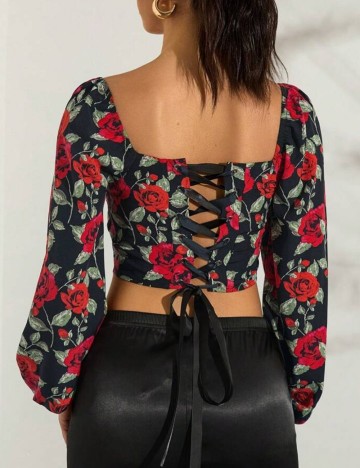 Top Shein, mix culori