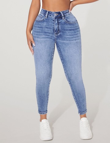 Jeans Shein, albastru