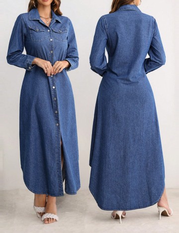 Rochie de blugi Shein, albastru