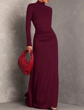 Rochie maxi Shein, vișiniu