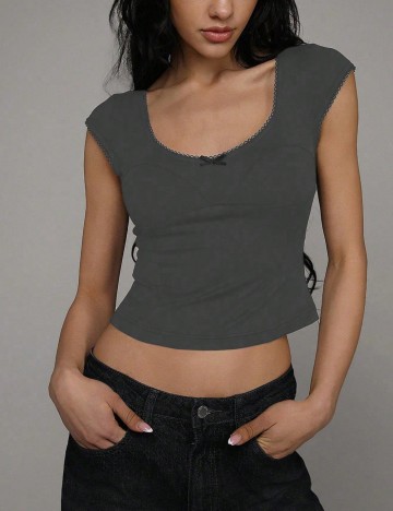 Top Shein, gri
