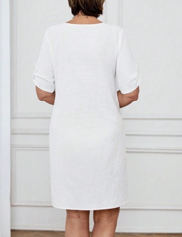 Rochie maxi Shein, alb