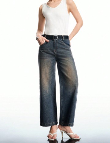 Jeans Shein, albastru