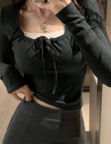 Bluză DAZY by Shein, negru