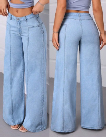 Jeans Shein, albastru