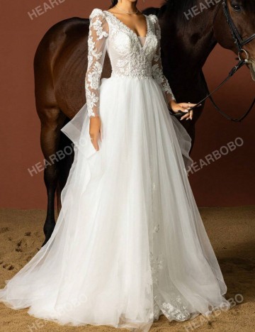 Rochie de ocazie și bridal Shein, alb