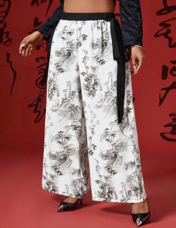 Pantaloni Shein Curve+, mix culori