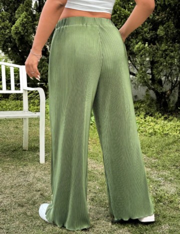 Pantaloni Shein Curve+, verde