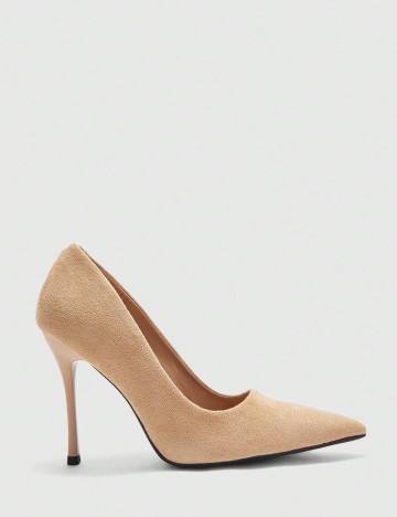 Pantofi cu toc Shein, bej