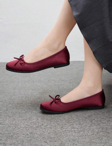 Balerini CUCCOO by SHEIN, vișiniu