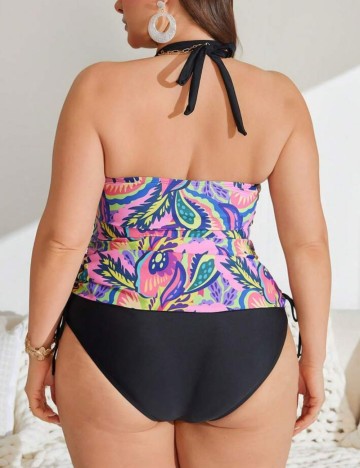 Costum de baie Shein Curve+, mix culori