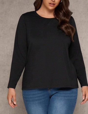 Bluză Shein Curve+, negru