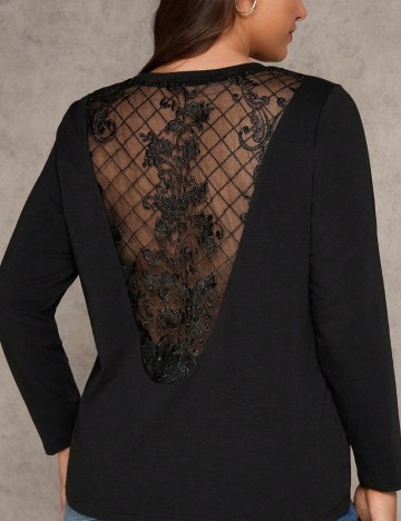 Bluză Shein Curve+, negru