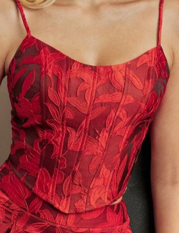 Top MOTF by Shein, roșu