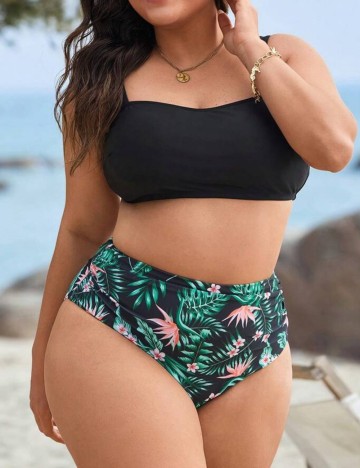 Set costum de baie Shein Curve+, mix culori