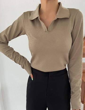 Bluză DAZY by Shein, bej