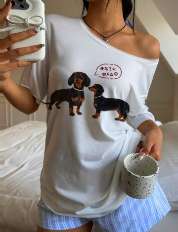 Tricou Shein, alb