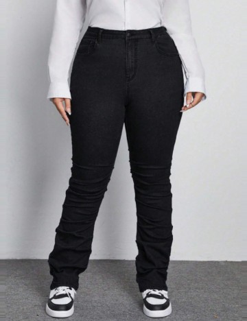 Jeans Shein Curve+, negru