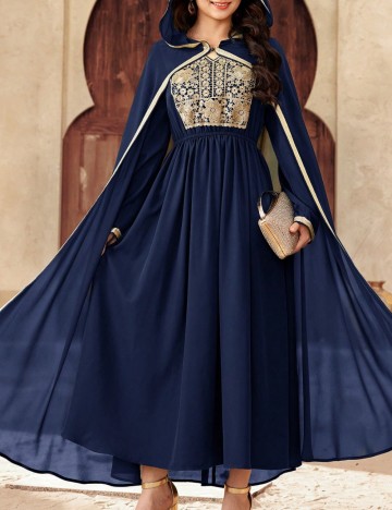 Set Rochie și Cardigan Shein, bleumarin