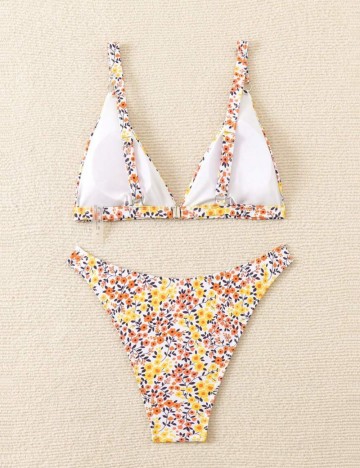 Costum de baie Shein, mix culori