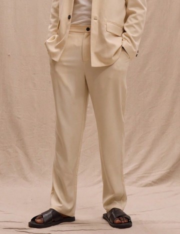 Pantaloni Shein, crem