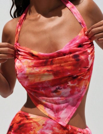 Top Shein, mix culori