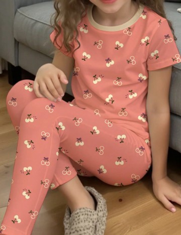 Compleu pijamale Shein, roz