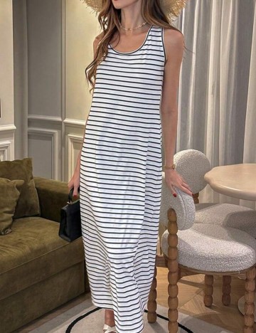 Rochie maxi Shein, mix culori