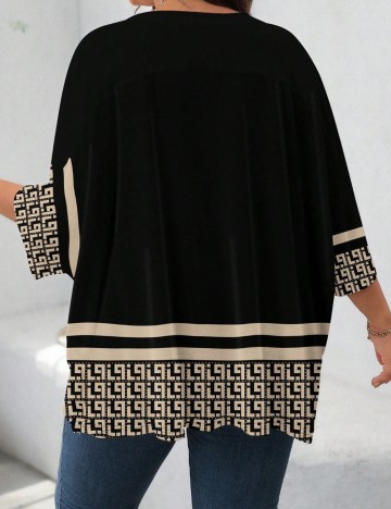 Bluză Shein Curve+, mix culori
