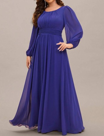 Rochie de ocazie Shein Curve+, albastru