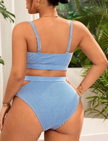 Costum de baie Shein Curve+, mix culori