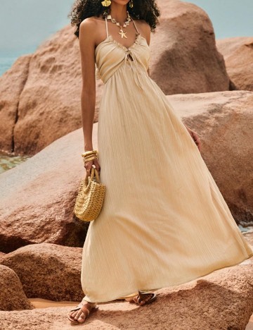 Rochie maxi Shein, bej