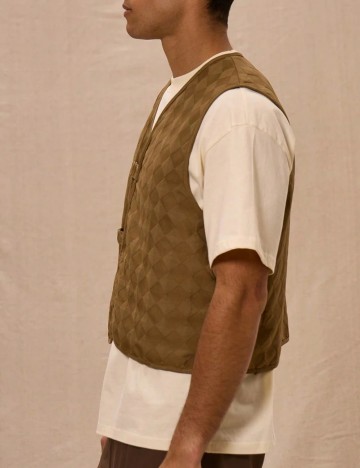 Vestă MUSERO by Shein, maro