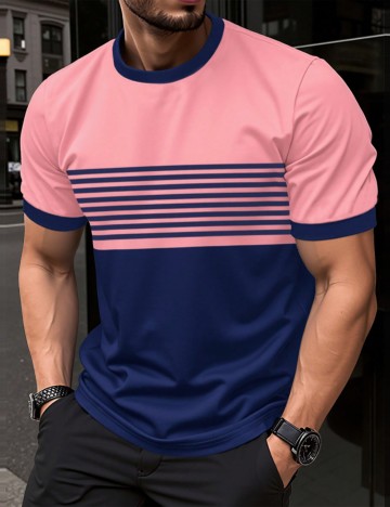 Tricou MANFINITY by Shein, mix culori