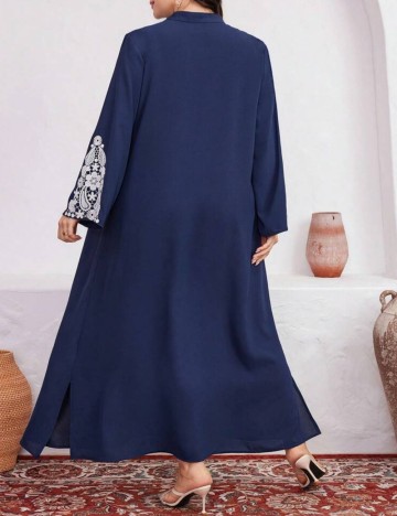 Rochie maxi Shein Curve+, bleumarin