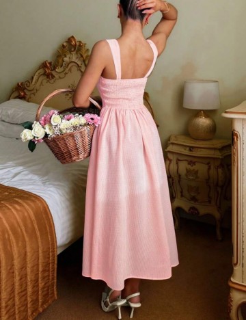 Rochie midi Shein, roz