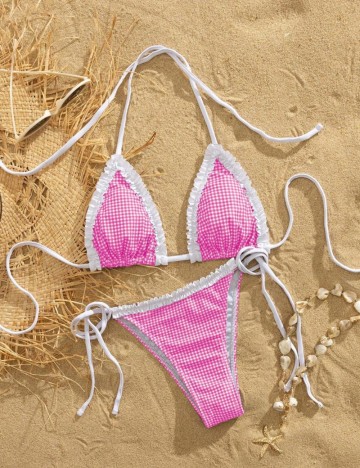 Costum de baie Shein, mix culori