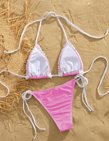 Costum de baie Shein, mix culori