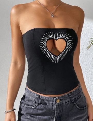 Top Shein, negru