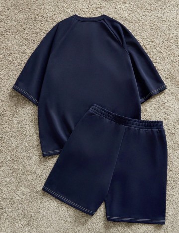 Compleu MANFINITY by Shein, albastru