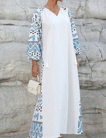 Rochie maxi Shein, alb