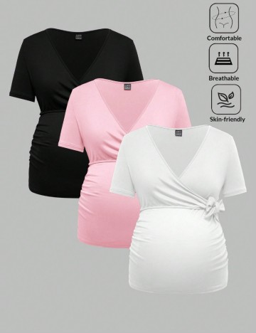Set Tricouri Shein, mix culori