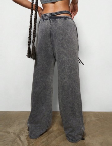 Pantaloni SUMWON by Shein, gri