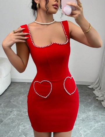 Rochie mini Shein, roșu