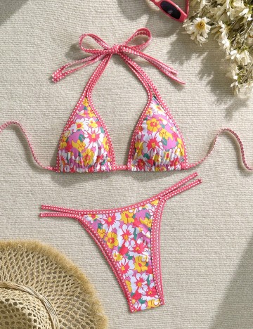 Costum de baie Shein, mix culori