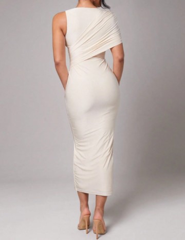 Rochie midi Shein, crem